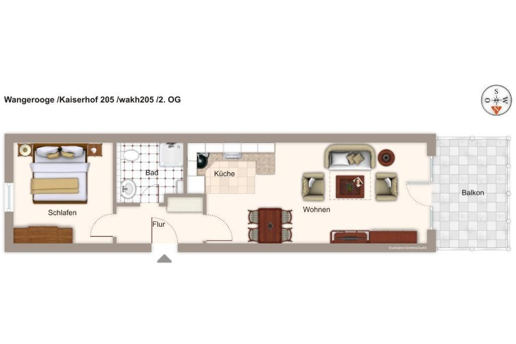 Kaiserhof Kaiserhof 205 Wangerooge Εξωτερικό φωτογραφία